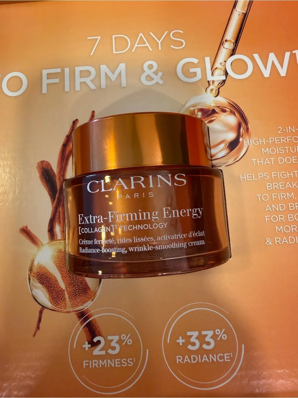 Clarins Extra-Firming Energy Moisturizer 1.7 oz Anti-Aging Firming Face Cream